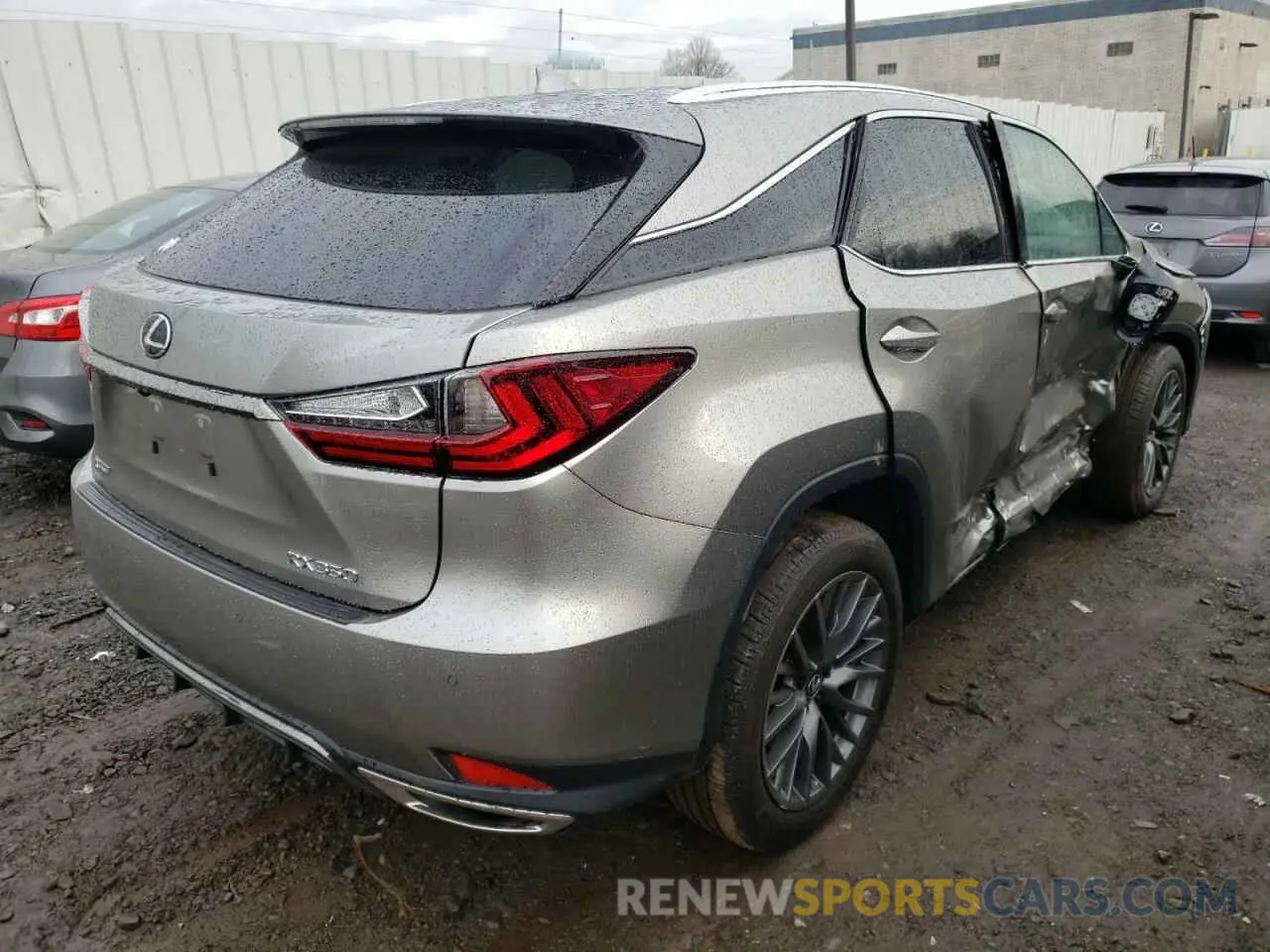 4 fotografías del automóvil dañado 2T2SZMDA6NC312616 LEXUS RX350 2022