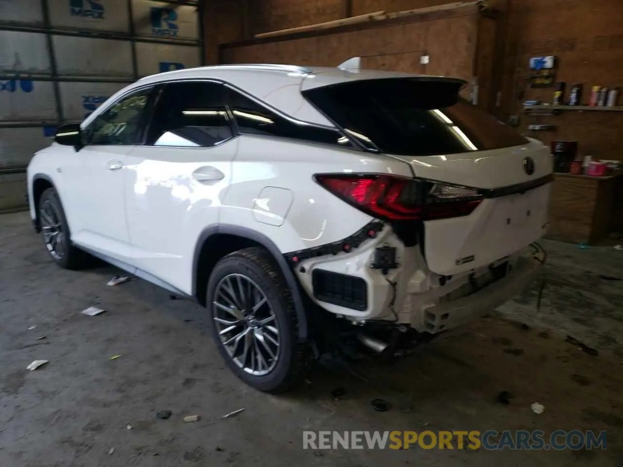 3 fotografías del automóvil dañado 2T2SZMDA9NC326929 LEXUS RX350 2022