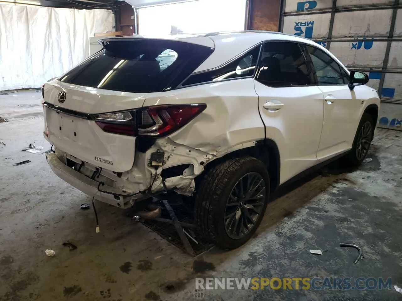 4 fotografías del automóvil dañado 2T2SZMDA9NC326929 LEXUS RX350 2022