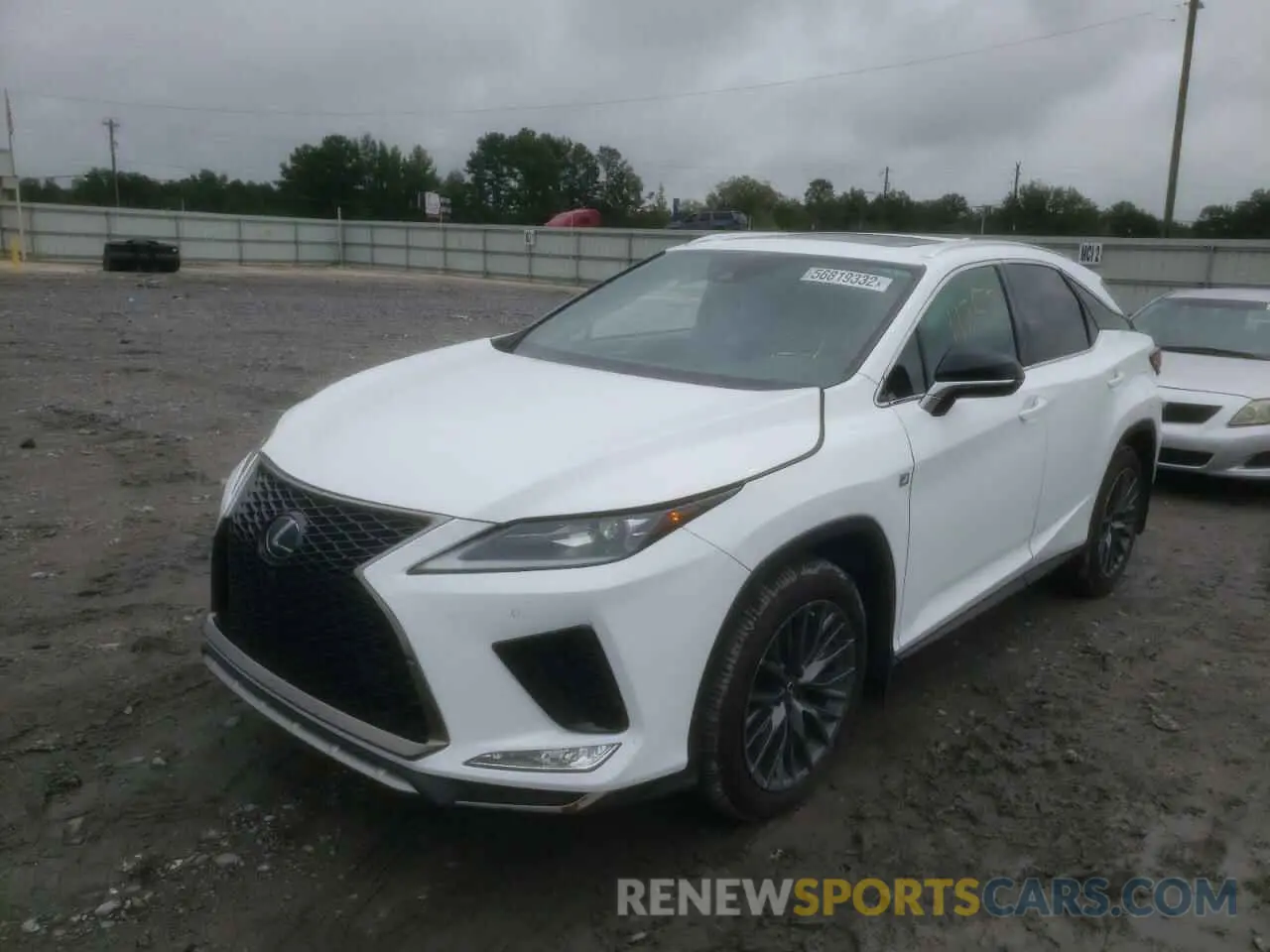 2 fotografías del automóvil dañado 2T2YZMDA3NC327763 LEXUS RX350 2022