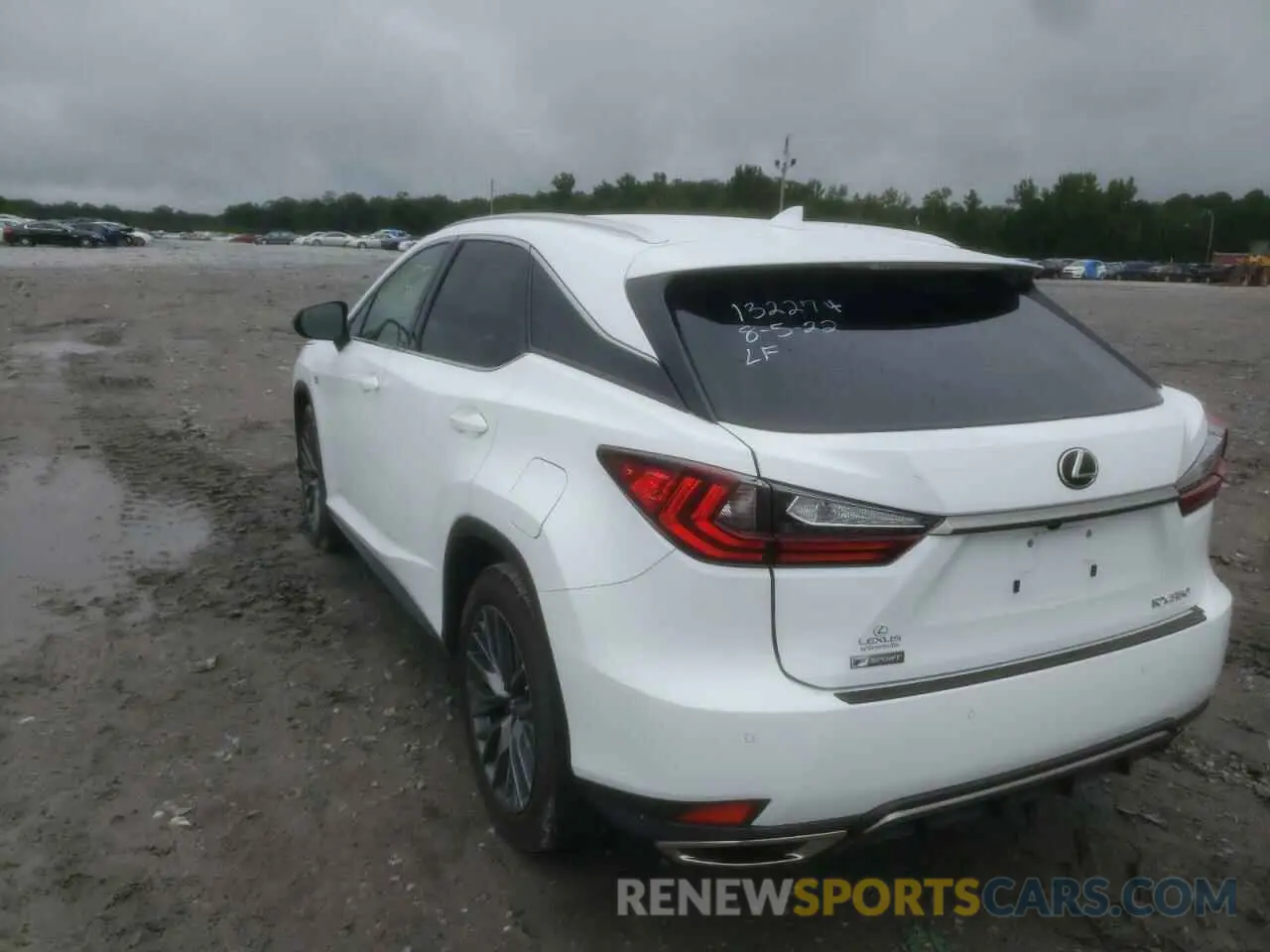 3 fotografías del automóvil dañado 2T2YZMDA3NC327763 LEXUS RX350 2022