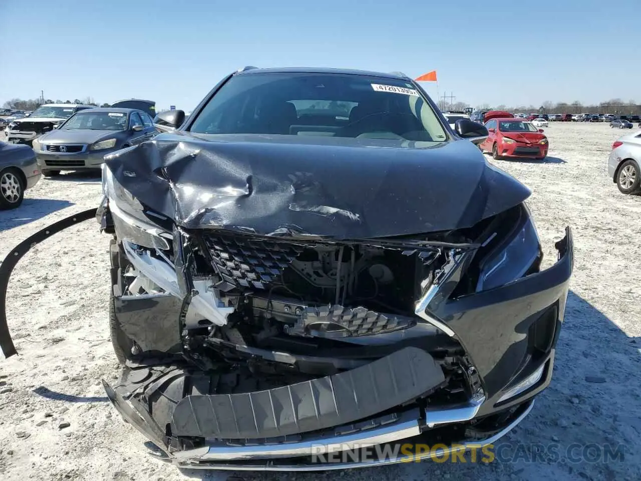 5 fotografías del automóvil dañado JTJHZKEA1N2025181 LEXUS RX350 2022