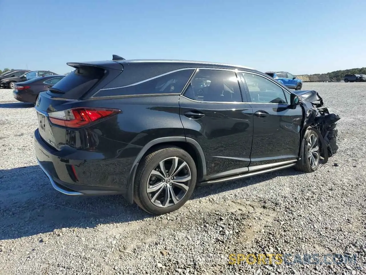 3 fotografías del automóvil dañado JTJHZKEA2N2024606 LEXUS RX350 2022