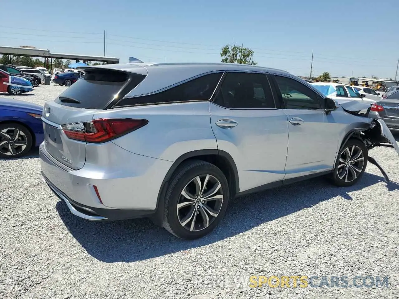 3 fotografías del automóvil dañado JTJHZKEA8N2023668 LEXUS RX350 2022