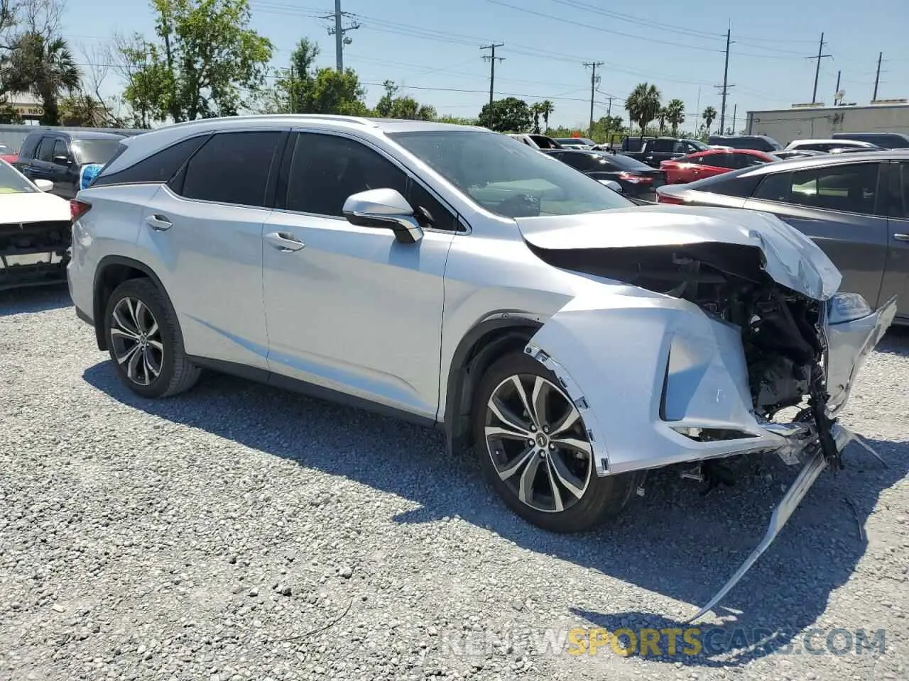 4 fotografías del automóvil dañado JTJHZKEA8N2023668 LEXUS RX350 2022
