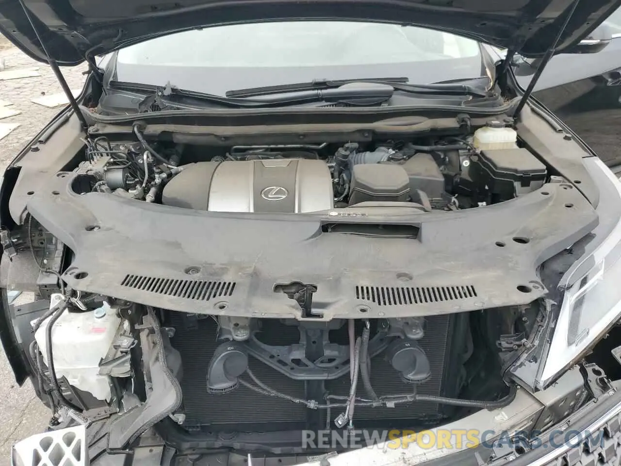 12 fotografías del automóvil dañado JTJHZKEAXN2024238 LEXUS RX350 2022