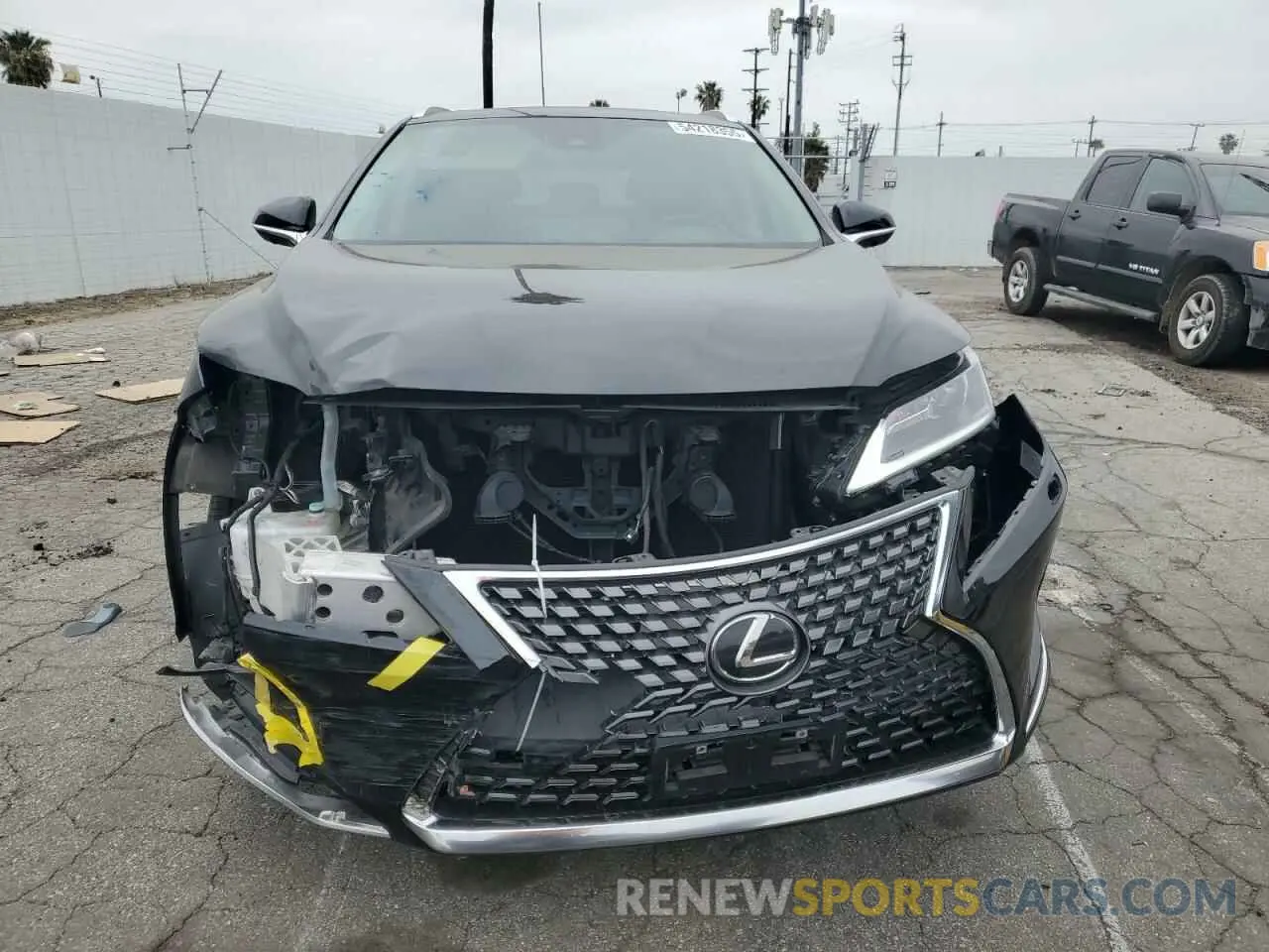5 fotografías del automóvil dañado JTJHZKEAXN2024238 LEXUS RX350 2022
