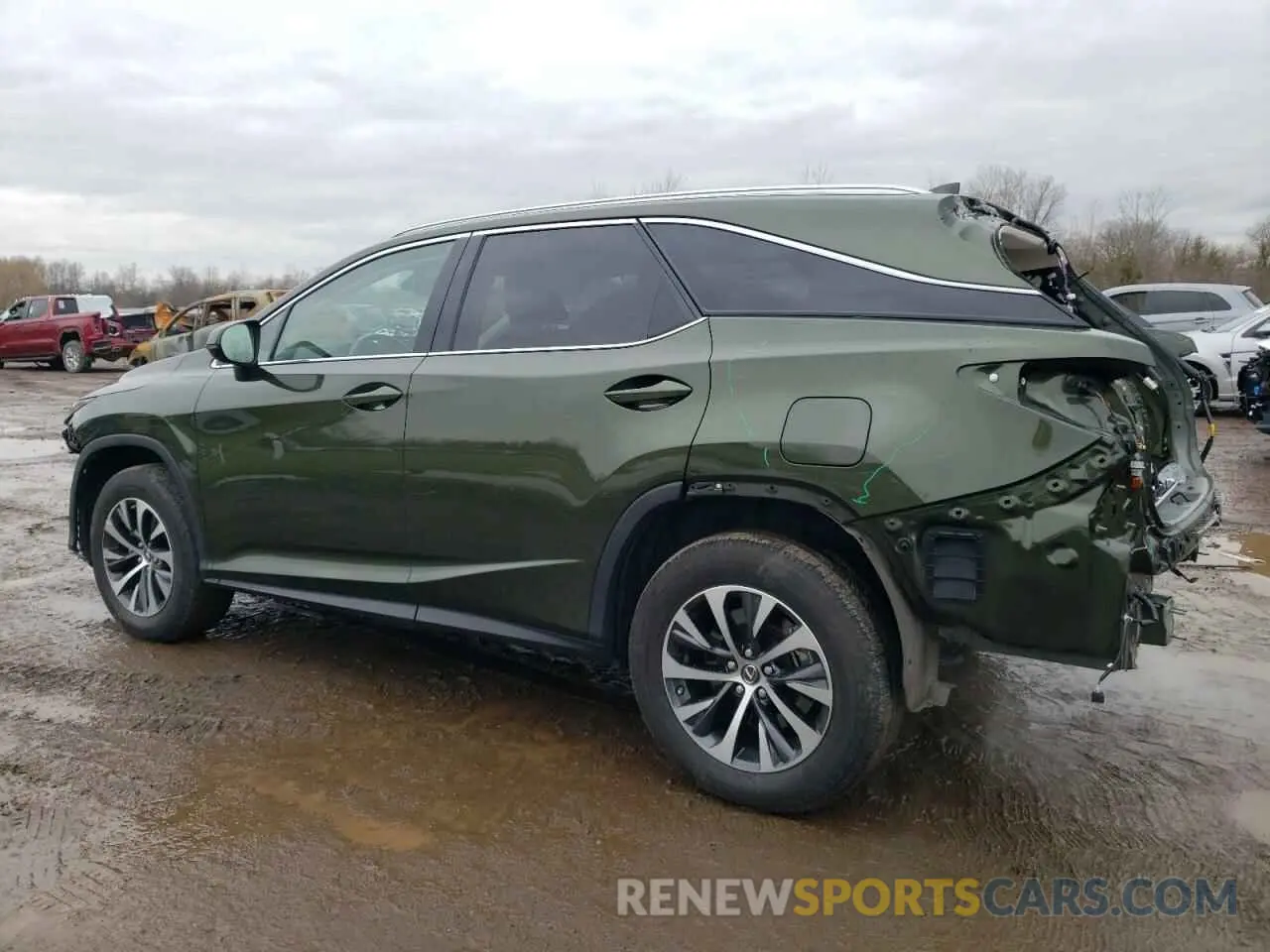 2 fotografías del automóvil dañado JTJHZKFA2N2036382 LEXUS RX350 2022