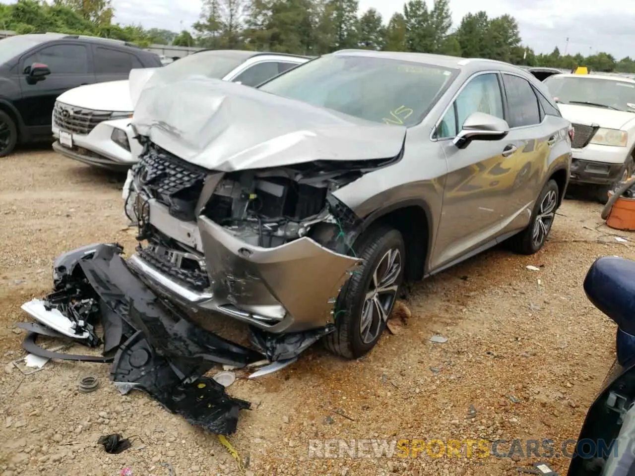 2 fotografías del automóvil dañado JTJHZMDA1N2058839 LEXUS RX350 2022