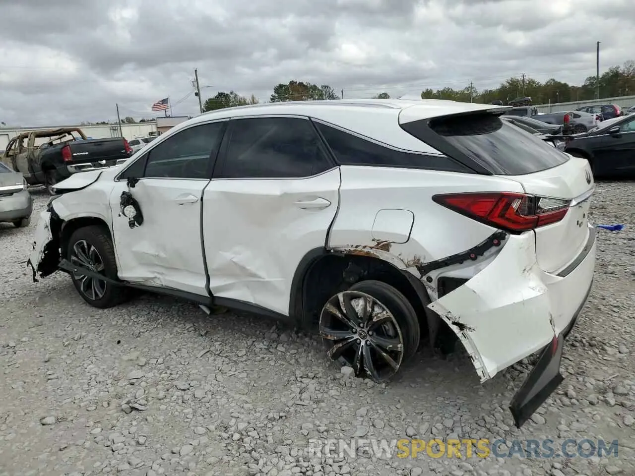 2 fotografías del automóvil dañado JTJHZMDA3N2059183 LEXUS RX350 2022