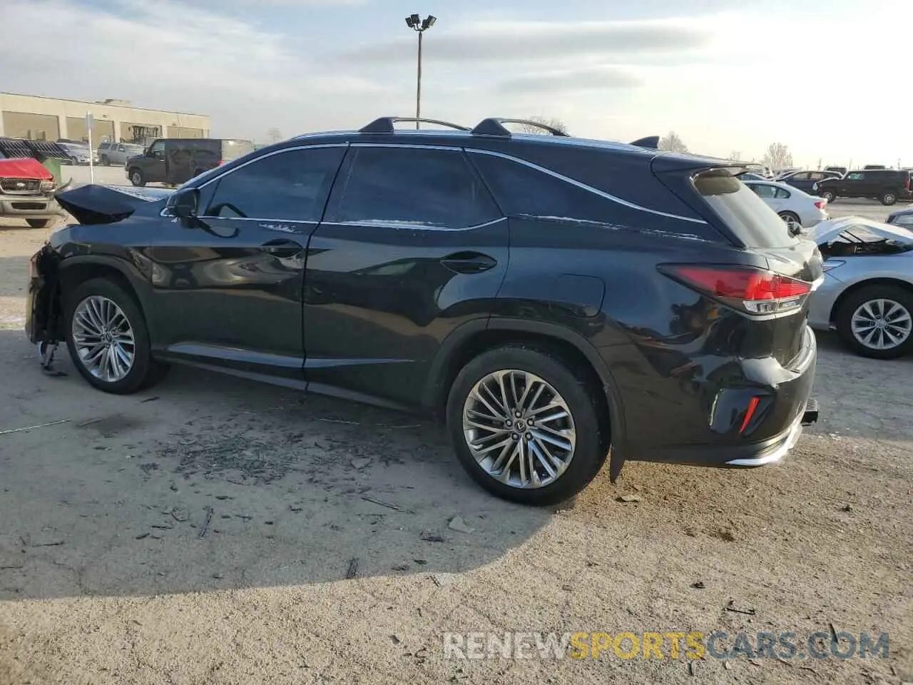 2 fotografías del automóvil dañado JTJJZKFA4N2041326 LEXUS RX350 2022