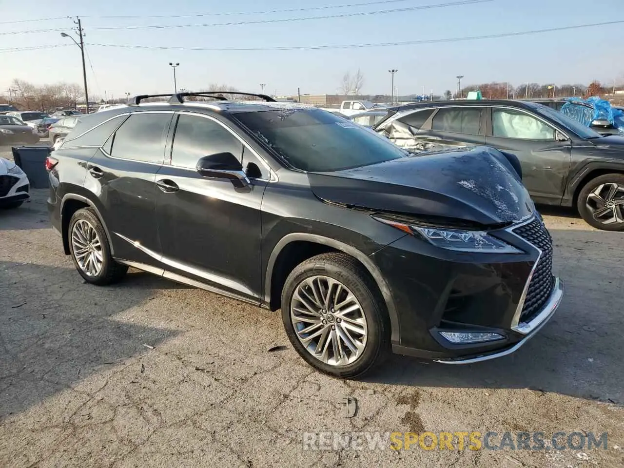 4 fotografías del automóvil dañado JTJJZKFA4N2041326 LEXUS RX350 2022