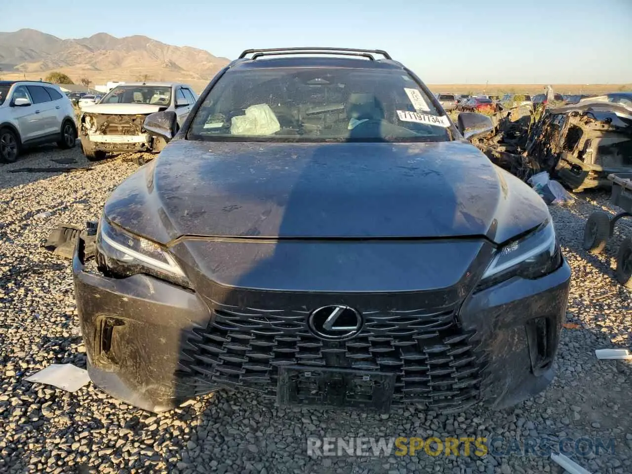 5 fotografías del automóvil dañado 2T2BAMBA3PC014151 LEXUS RX350 2023