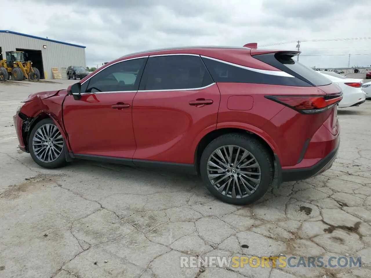 2 fotografías del automóvil dañado 2T2BAMBA3PC017342 LEXUS RX350 2023