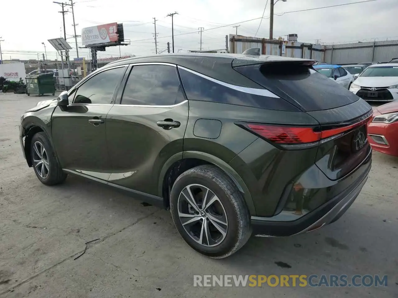 2 fotografías del automóvil dañado 2T2BAMBA7PC009681 LEXUS RX350 2023