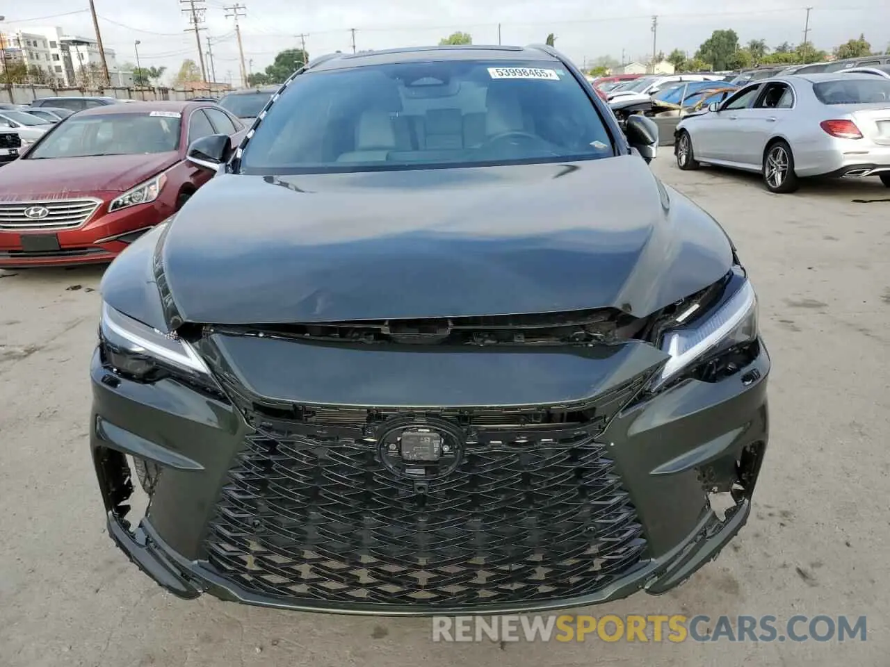 5 fotografías del automóvil dañado 2T2BAMBA7PC009681 LEXUS RX350 2023