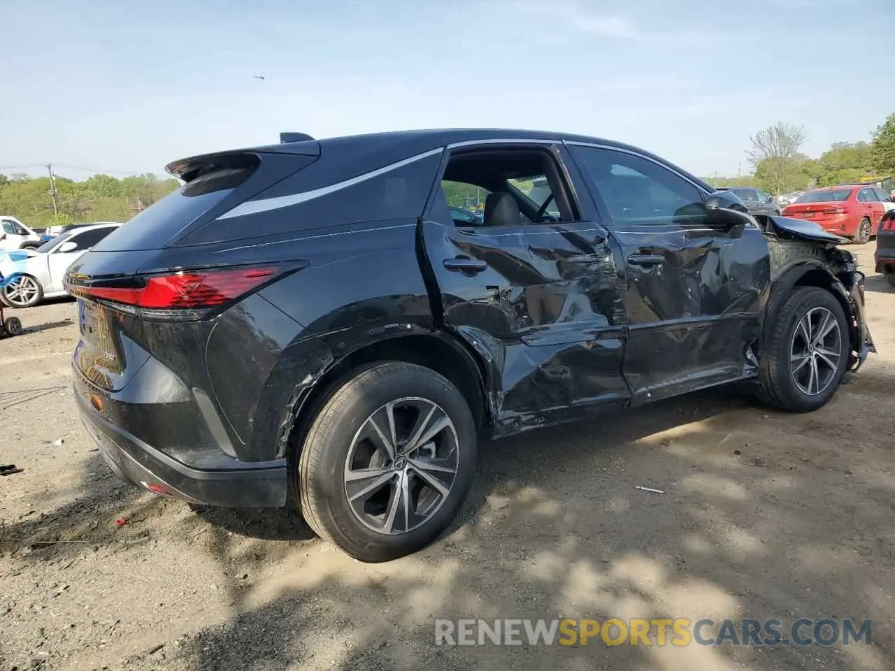 3 fotografías del automóvil dañado 2T2BAMBA7PC015674 LEXUS RX350 2023