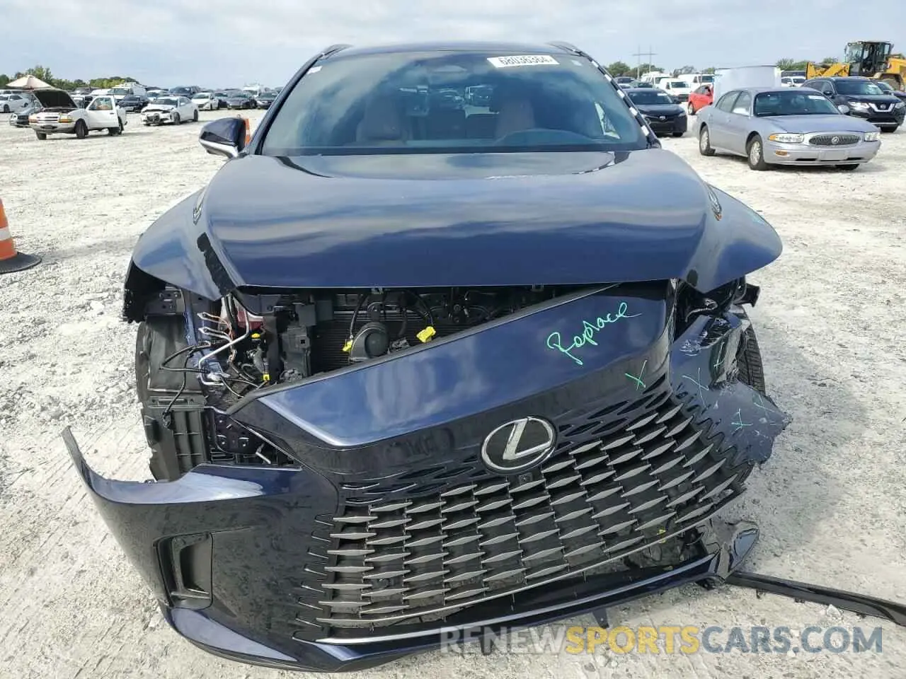 5 fotografías del automóvil dañado 2T2BAMBA8PC018048 LEXUS RX350 2023