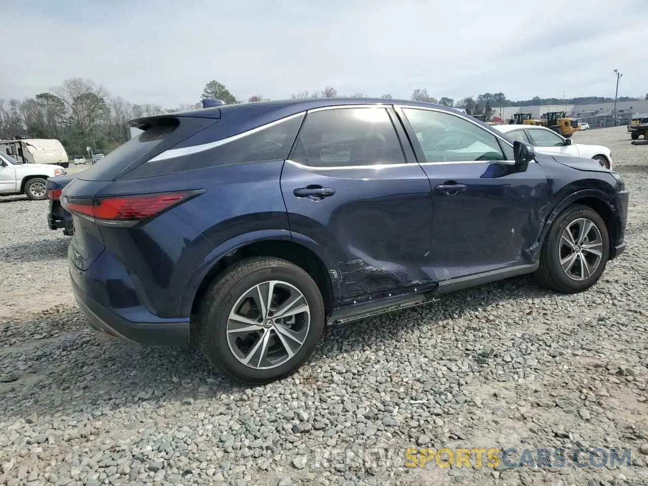 3 fotografías del automóvil dañado 2T2BAMBA9PC015207 LEXUS RX350 2023