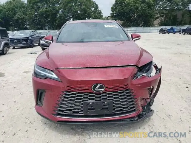 5 fotografías del automóvil dañado 2T2BAMCA3PC010602 LEXUS RX350 2023
