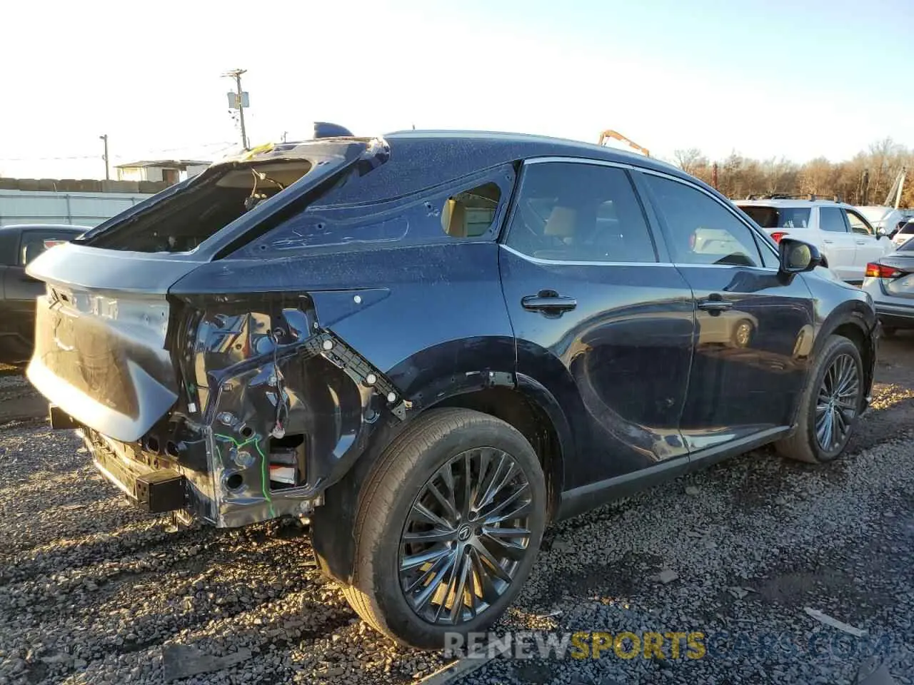 3 fotografías del automóvil dañado 2T2BAMCA4PC027618 LEXUS RX350 2023