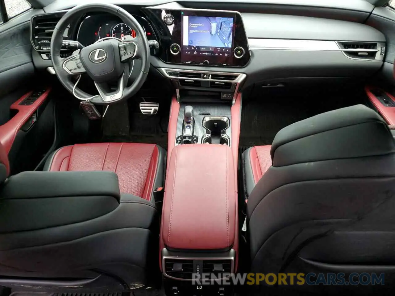 8 fotografías del automóvil dañado 2T2BAMCA7PC004804 LEXUS RX350 2023