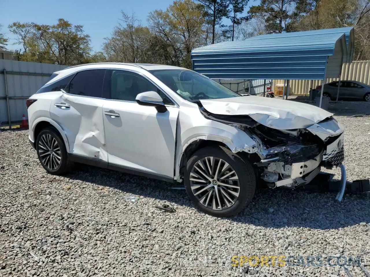 4 fotografías del automóvil dañado 2T2BAMCA8PC006271 LEXUS RX350 2023