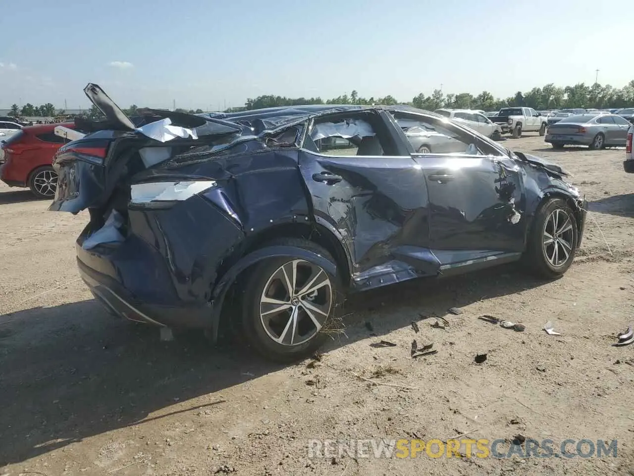 3 fotografías del automóvil dañado 2T2BAMBA5SC058340 LEXUS RX350 2025