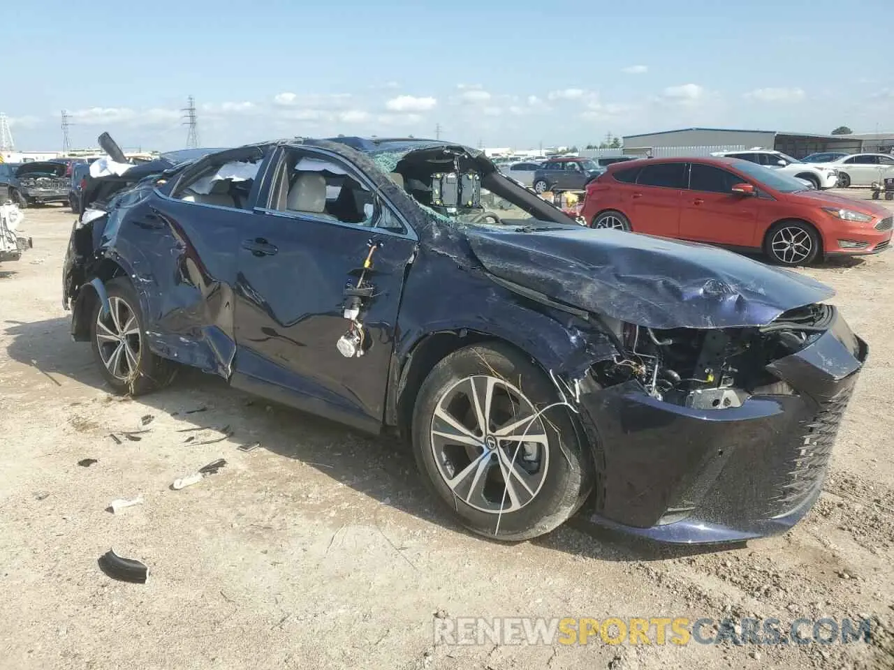 4 fotografías del automóvil dañado 2T2BAMBA5SC058340 LEXUS RX350 2025