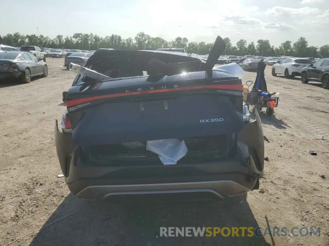 6 fotografías del automóvil dañado 2T2BAMBA5SC058340 LEXUS RX350 2025