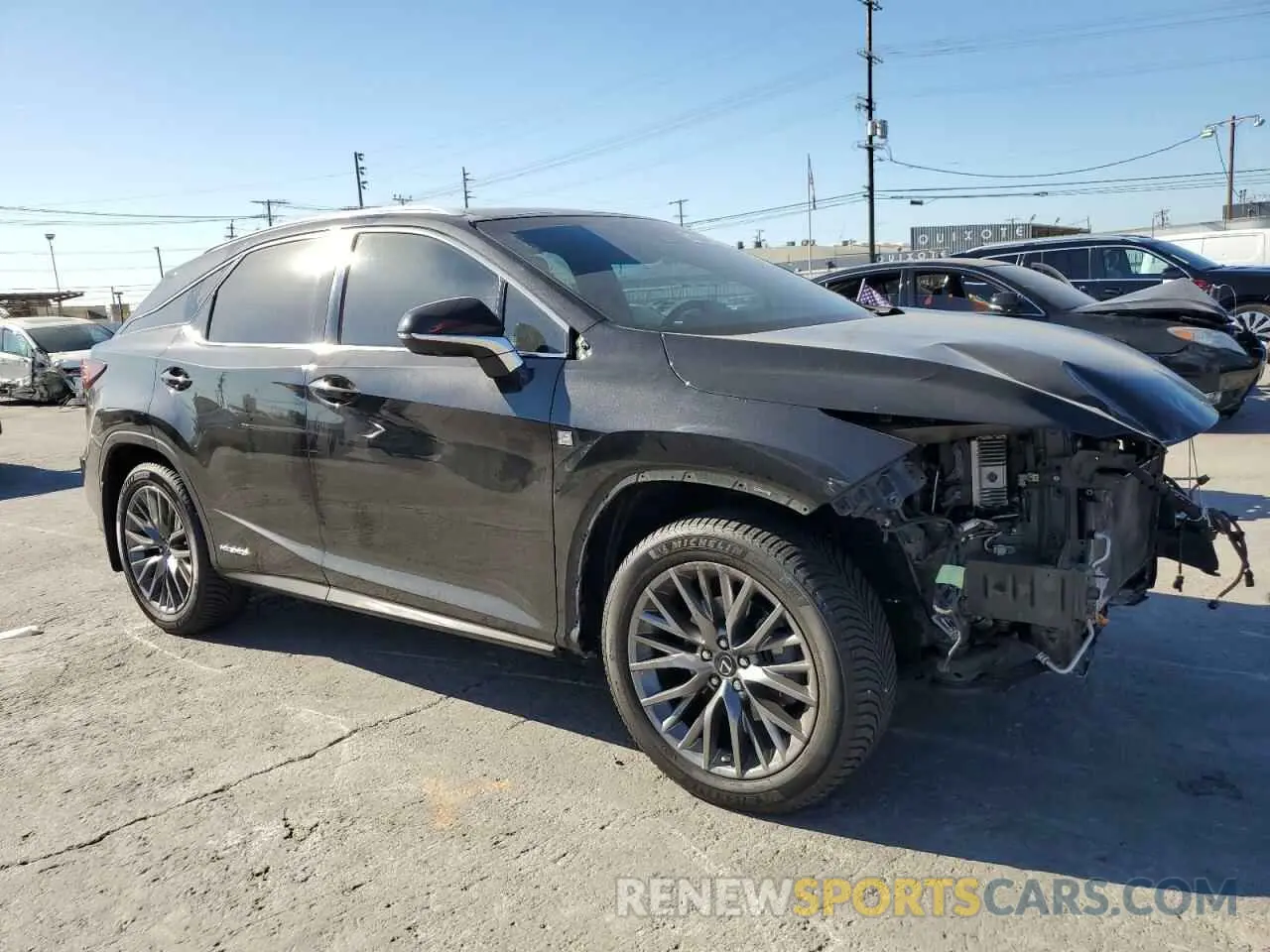 4 fotografías del automóvil dañado 2T2BGMCA7GC008284 LEXUS RX450 2016