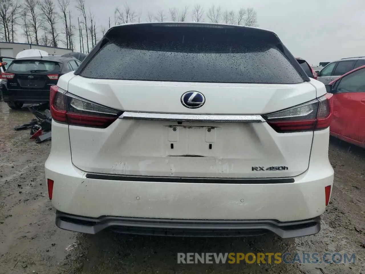 6 fotografías del automóvil dañado 2T2BGMCA5HC018751 LEXUS RX450 2017