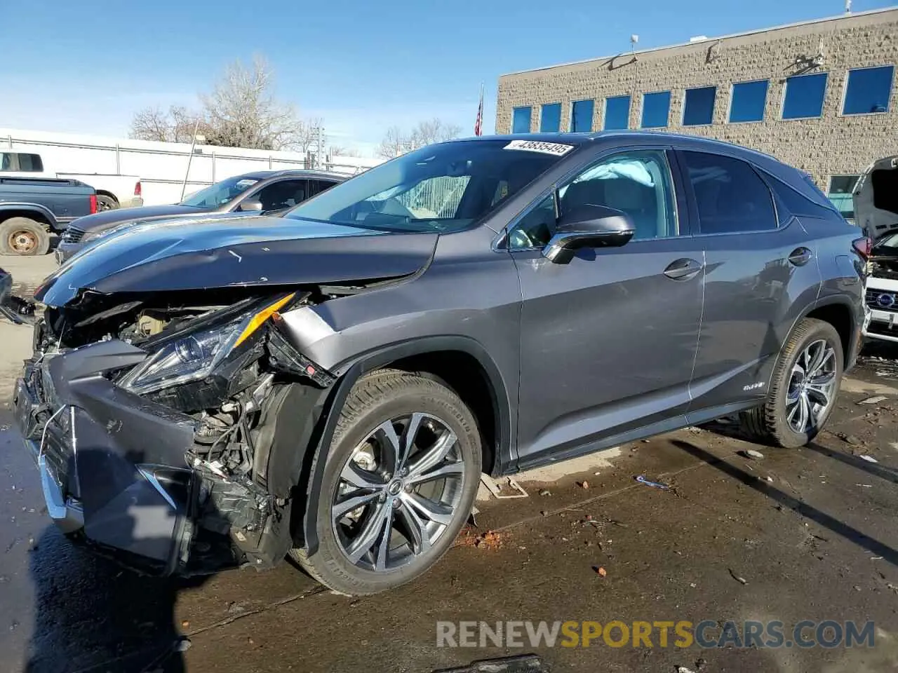 1 fotografías del automóvil dañado 2T2BGMCA1KC030306 LEXUS RX450 2019
