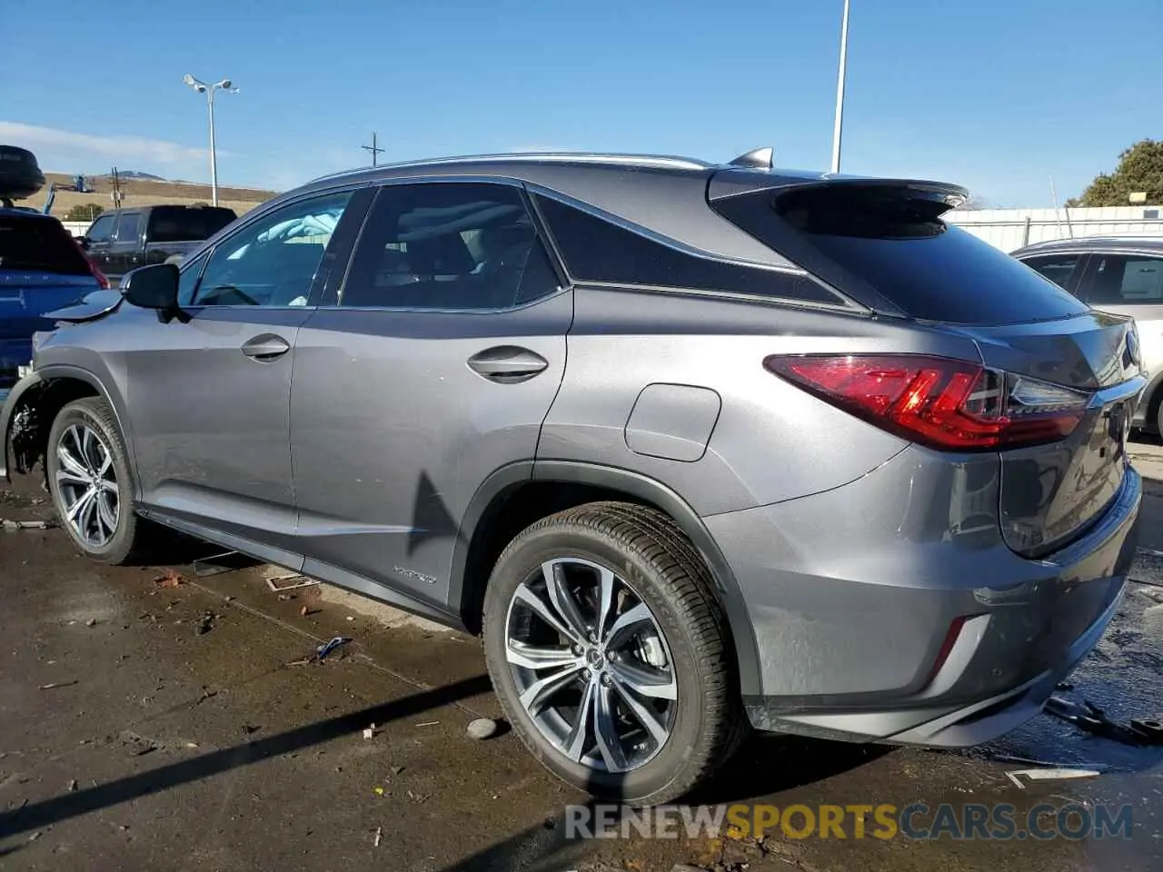 2 fotografías del automóvil dañado 2T2BGMCA1KC030306 LEXUS RX450 2019