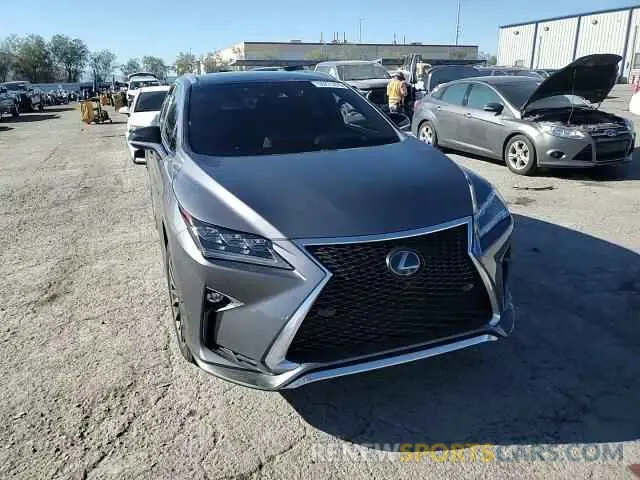 11 fotografías del automóvil dañado 2T2BGMCA2KC038687 LEXUS RX450 2019