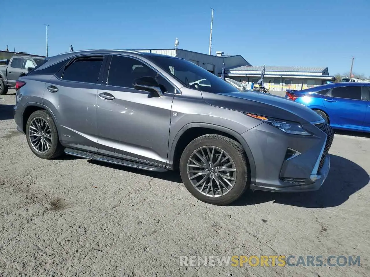 4 fotografías del automóvil dañado 2T2BGMCA2KC038687 LEXUS RX450 2019