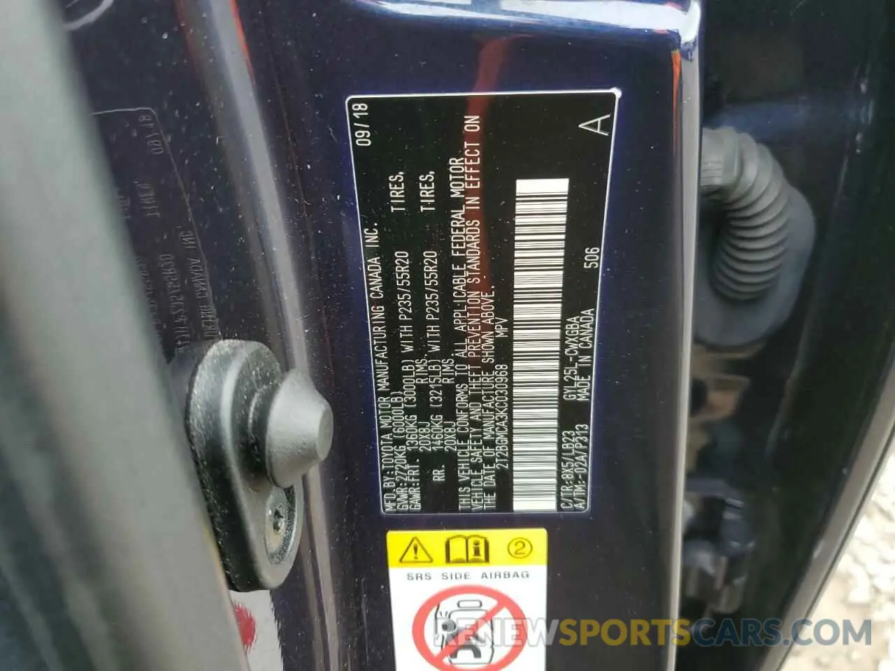 13 fotografías del automóvil dañado 2T2BGMCA3KC030968 LEXUS RX450 2019