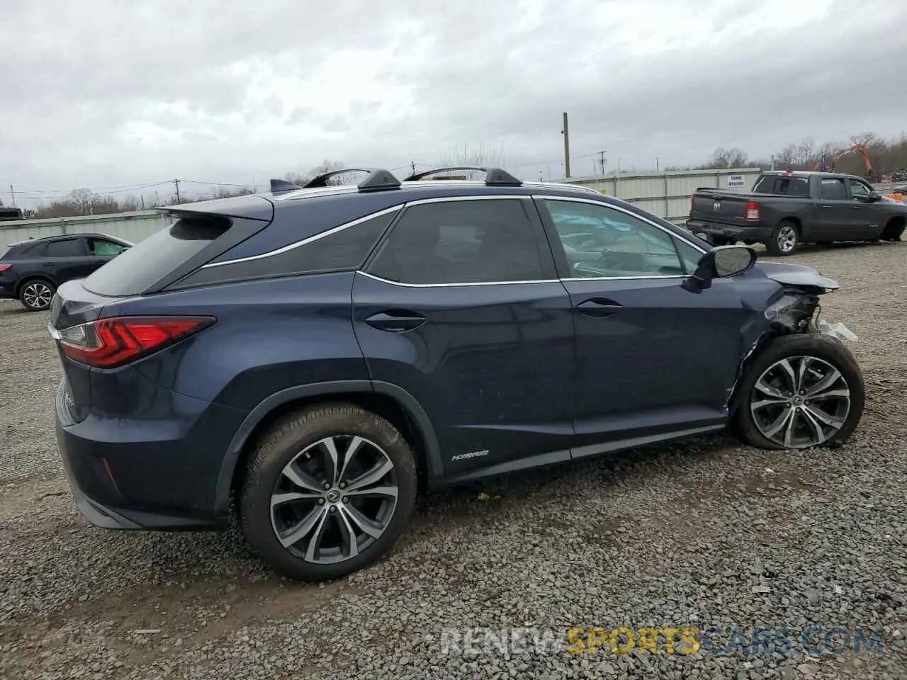 3 fotografías del automóvil dañado 2T2BGMCA3KC030968 LEXUS RX450 2019