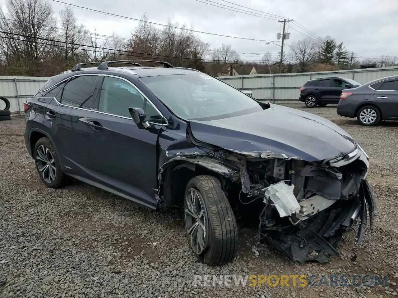 4 fotografías del automóvil dañado 2T2BGMCA3KC030968 LEXUS RX450 2019