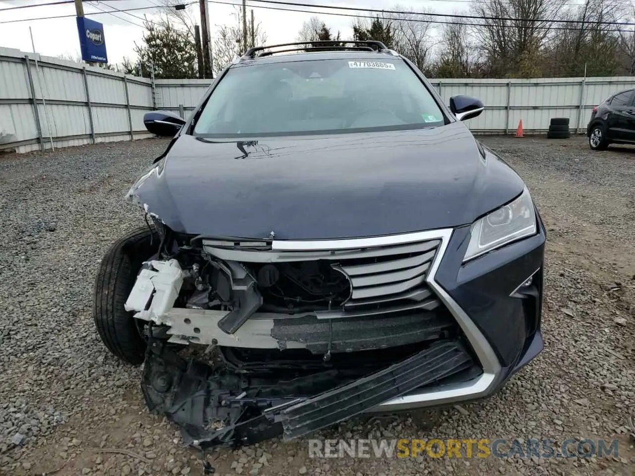 5 fotografías del automóvil dañado 2T2BGMCA3KC030968 LEXUS RX450 2019