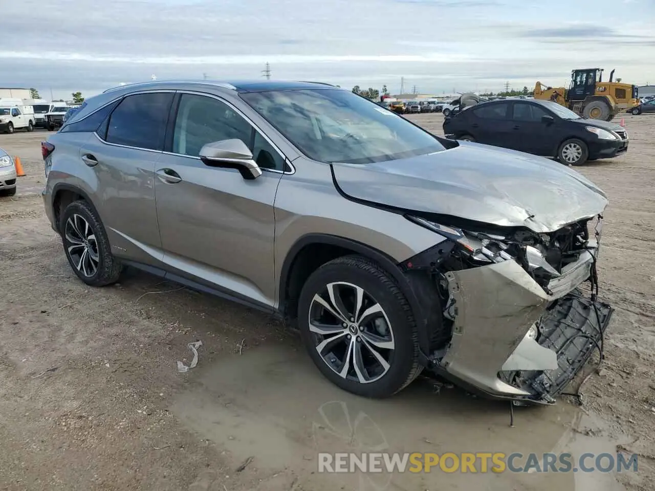 4 fotografías del automóvil dañado 2T2BGMCA3KC033000 LEXUS RX450 2019
