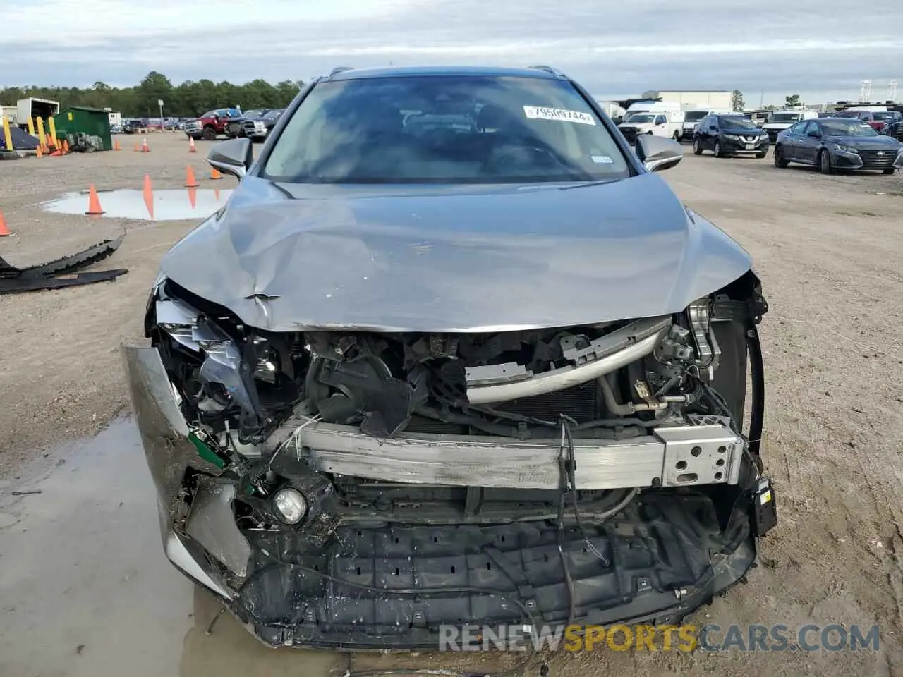5 fotografías del automóvil dañado 2T2BGMCA3KC033000 LEXUS RX450 2019