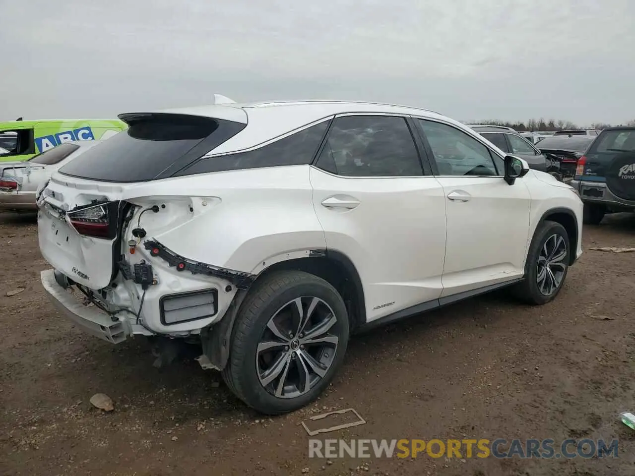 3 fotografías del automóvil dañado 2T2BGMCA3KC039265 LEXUS RX450 2019