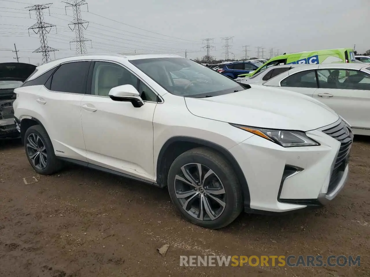 4 fotografías del automóvil dañado 2T2BGMCA3KC039265 LEXUS RX450 2019