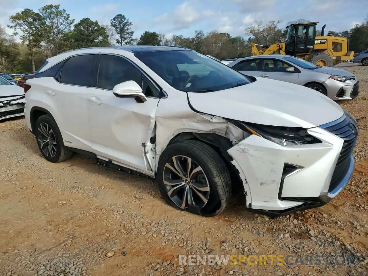 4 fotografías del automóvil dañado 2T2BGMCA3KC041534 LEXUS RX450 2019