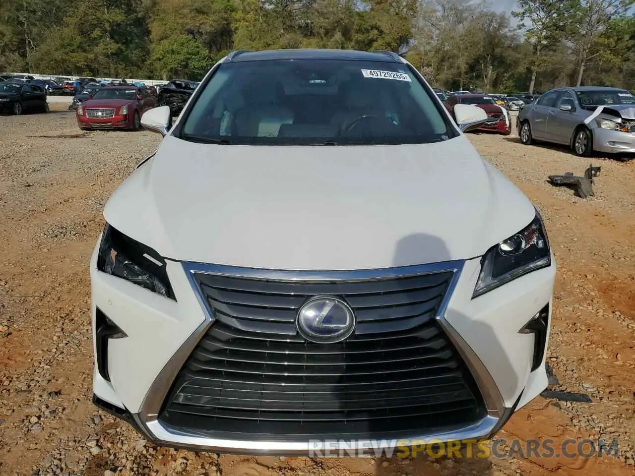 5 fotografías del automóvil dañado 2T2BGMCA3KC041534 LEXUS RX450 2019