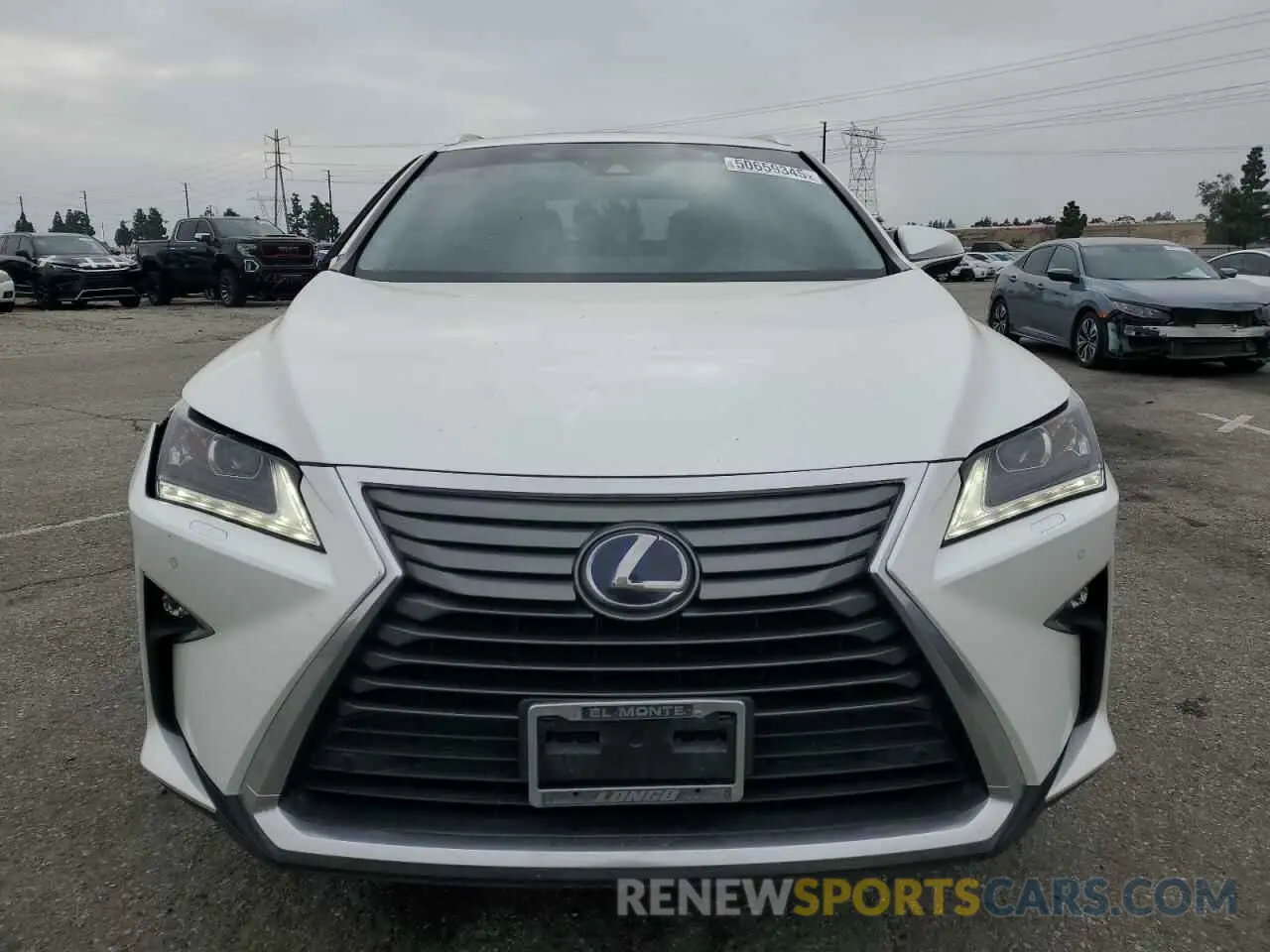 5 fotografías del automóvil dañado 2T2BGMCA4KC035015 LEXUS RX450 2019