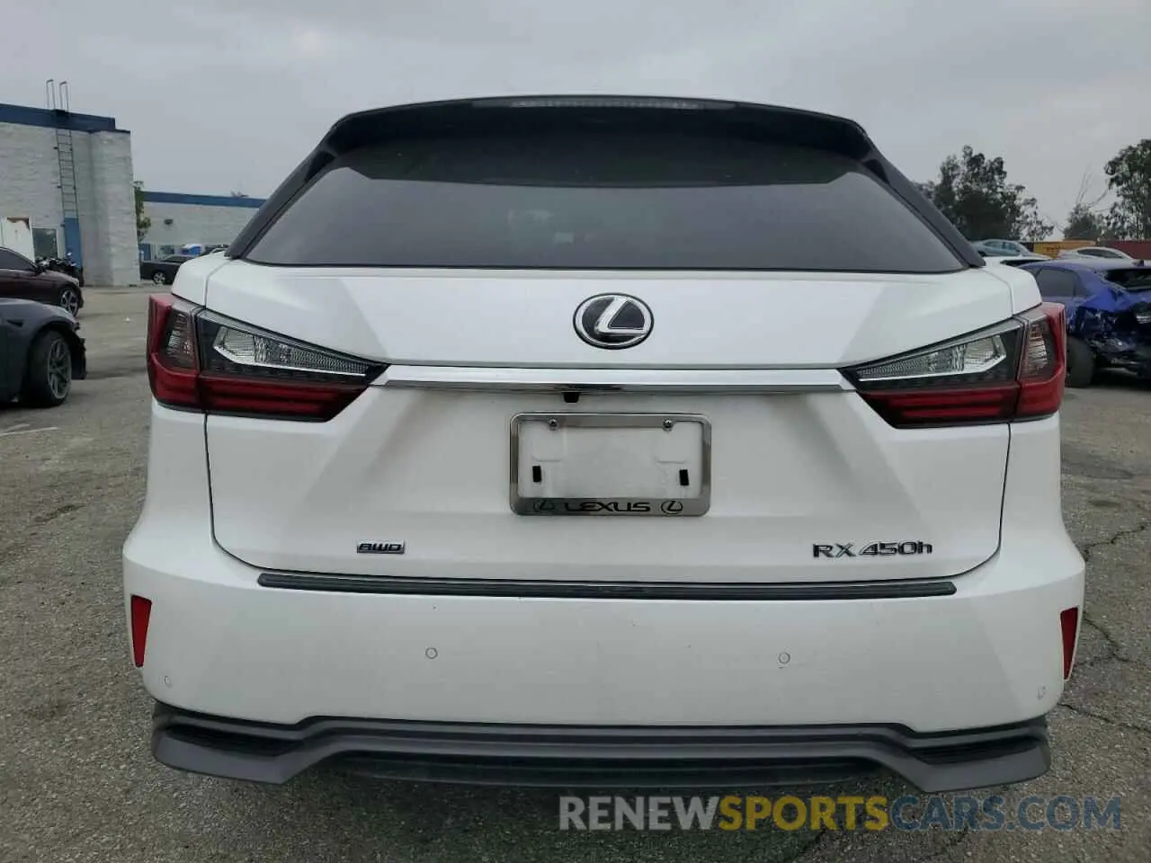 6 fotografías del automóvil dañado 2T2BGMCA4KC035015 LEXUS RX450 2019