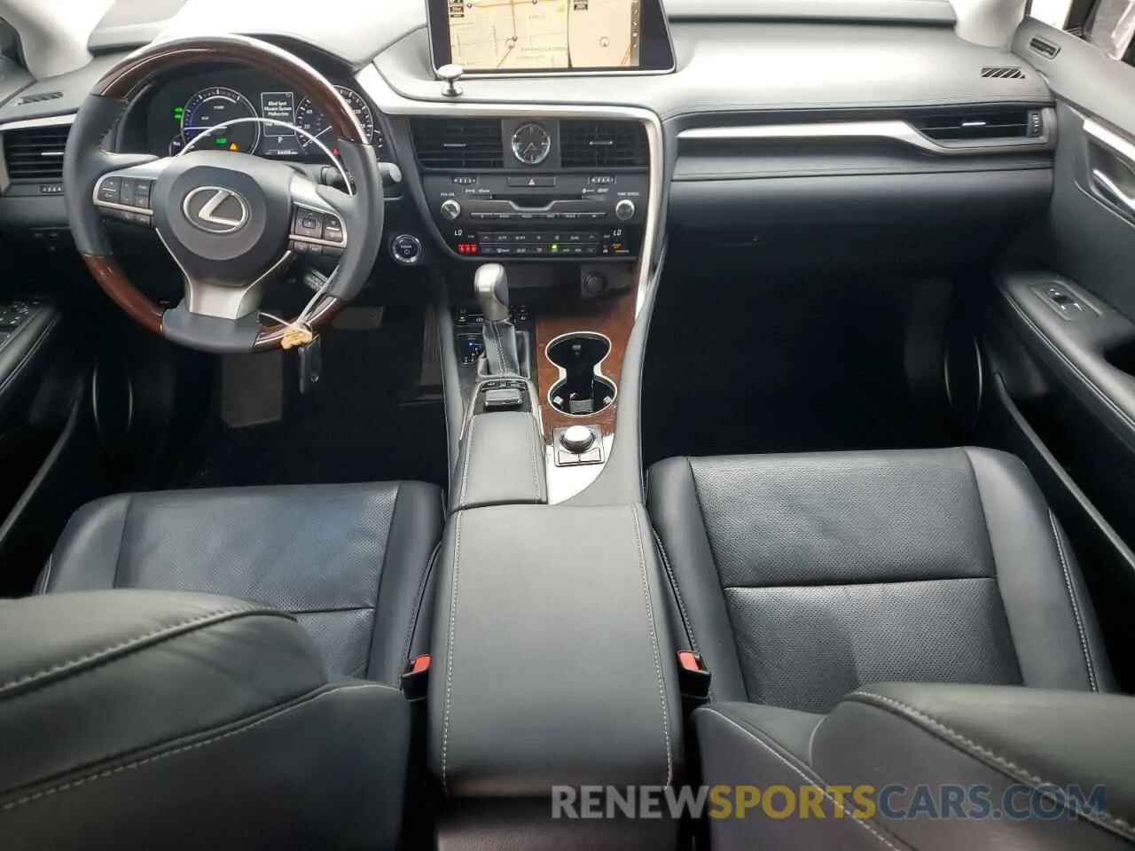 8 fotografías del automóvil dañado 2T2BGMCA4KC035015 LEXUS RX450 2019