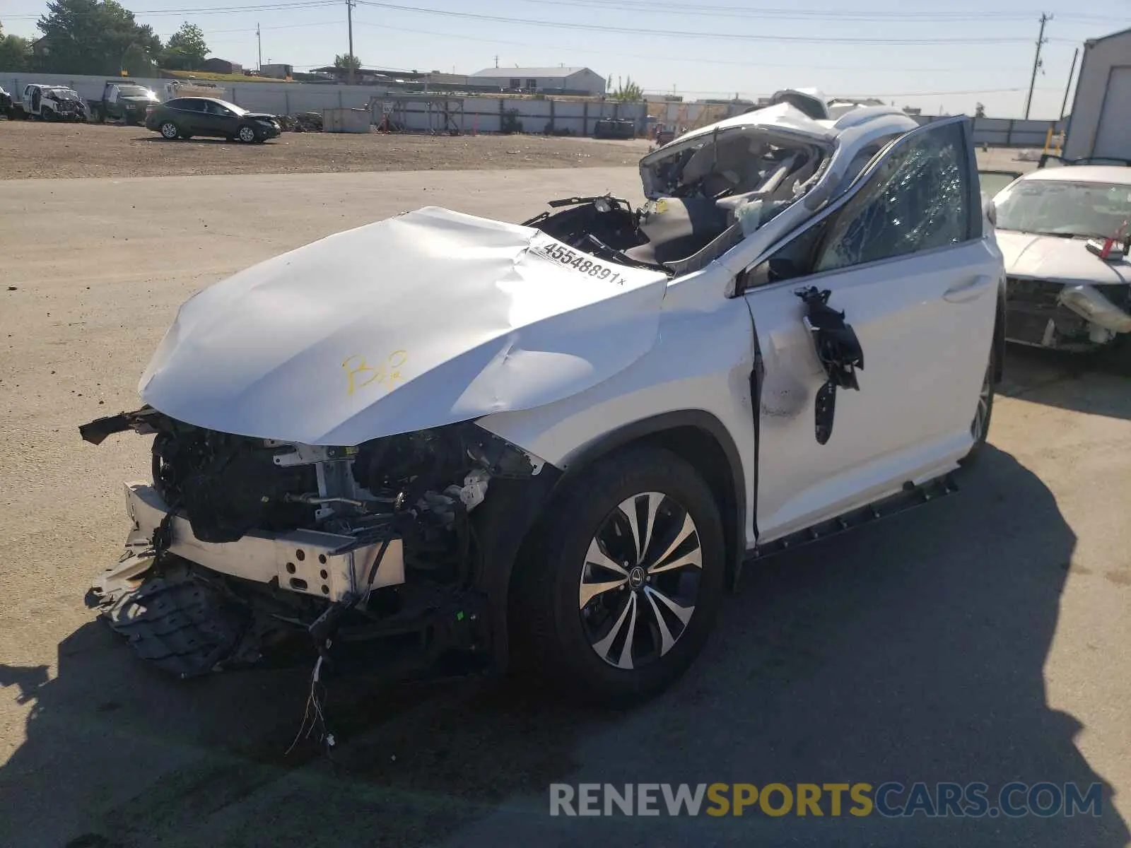 2 fotografías del automóvil dañado 2T2BGMCA5KC030938 LEXUS RX450 2019